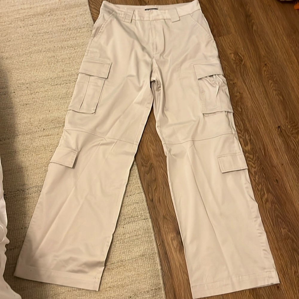 Zara Silk cargo pants!